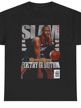 Tyrese Maxey Philadelphia 76ers NBA Slam Cover Tee Shirt